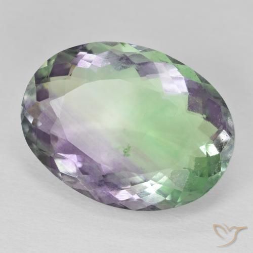 Fluorita Multicolorido Natural 30.11ct, oval, SI