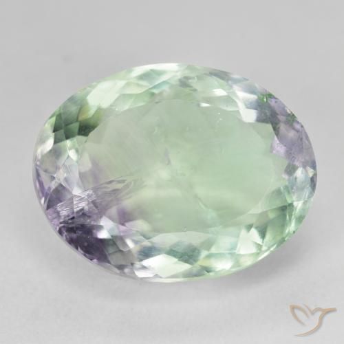 20.30ct Natural Multicolorido Fluorita, oval, SI-I1