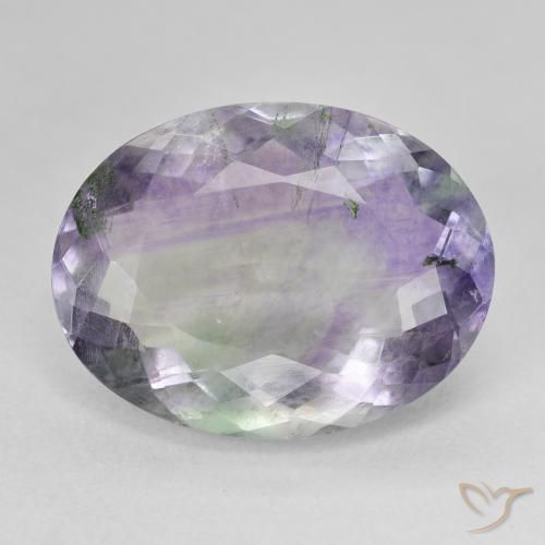 14.99ct Natural Multicolorido Fluorita, oval, SI
