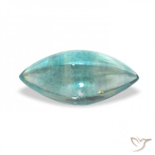 4.41ct Natural Azul verde Fluorita, Marquesa, Transparente