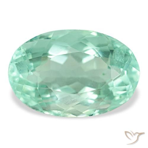9.72ct turquesa fluorita, oval, VVS-VS
