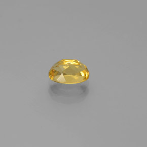 Berilo dourado amarelo natural 0,87ct, corte oval, VS