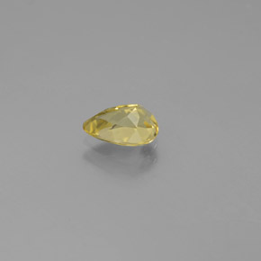 Berilo dourado amarelo natural 0,70ct, formato de pêra, VVS