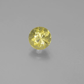 Berilo dourado amarelo natural 0,91ct, corte redondo, VS