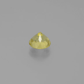 Berilo dourado amarelo natural 0,91ct, corte redondo, VS