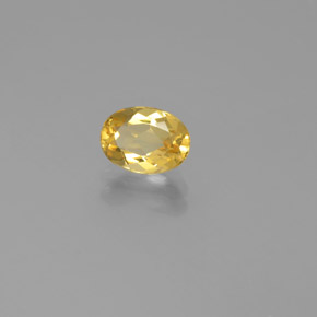 Berilo dourado amarelo natural 0,82ct, corte oval, VVS-VS