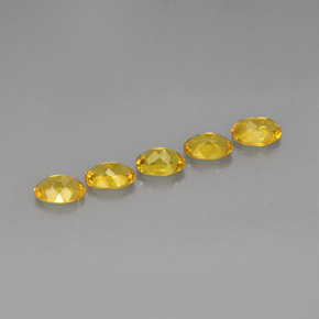 Pedras preciosas de berilo dourado amarelo natural de  ct, corte oval, VVS