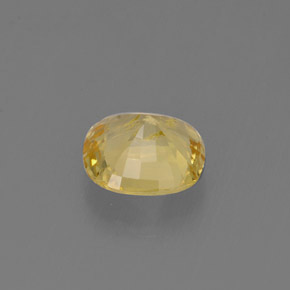 Berilo dourado amarelo natural 0,69ct, almofada cortada, VS