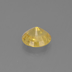 Berilo dourado amarelo natural 0,61ct, corte redondo, VS