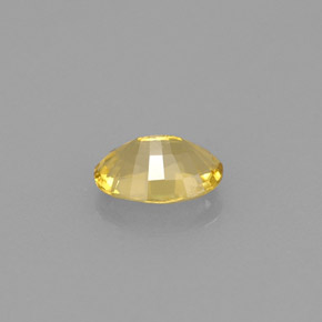 Berilo dourado amarelo natural 0,68ct, corte oval, VVS-VS
