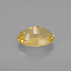 Berilo dourado amarelo natural 0,76ct, corte oval, VVS-VS