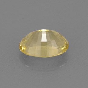 Berilo dourado amarelo natural 0,77ct, corte oval, VVS-VS