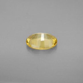 Berilo dourado amarelo natural 0,93ct, corte oval, VVS