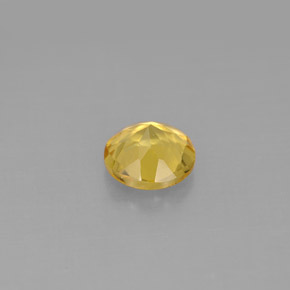 Berilo dourado amarelo natural 0,77ct, corte redondo, VS