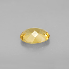 Berilo dourado amarelo natural 1,47ct, corte oval, VS