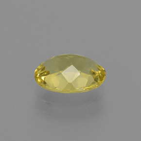 Berilo dourado amarelo natural 1,56ct, corte oval, VS