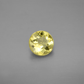 Berilo dourado amarelo natural 0,78ct, corte redondo, VVS-VS
