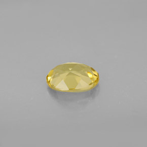 Berilo dourado amarelo natural 0,97ct, corte oval, VVS