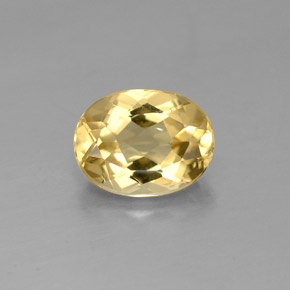 Berilo dourado amarelo natural 1,65ct, corte oval, VS