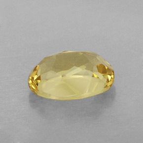 Berilo dourado amarelo natural 1,14ct, corte oval, VVS-VS
