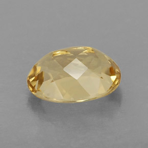 Berilo dourado amarelo natural 1,29ct, corte oval, VVS-VS
