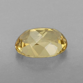Berilo dourado amarelo natural 1,22ct, corte oval, VVS