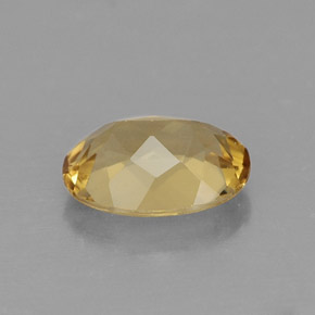 Berilo dourado amarelo natural 1,08ct, corte oval, VS