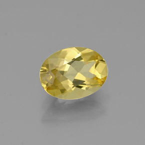 Berilo Dourado Amarelo Natural 0.94ct, Corte Oval, VVS
