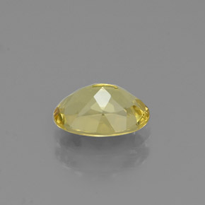 Berilo dourado amarelo natural 1,03ct, corte oval, VS