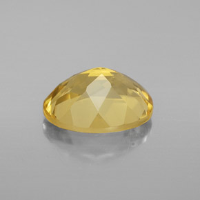 Berilo dourado amarelo natural 2,42ct, corte oval, VS