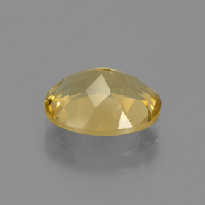 Berilo dourado amarelo natural 2,41ct, corte oval, VS