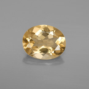 Berilo Dourado Amarelo Natural 2.74ct, Corte Oval, VVS-VS