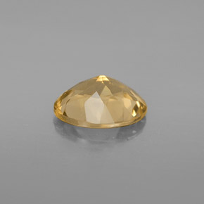 Berilo dourado amarelo natural 2,60ct, corte oval, VS