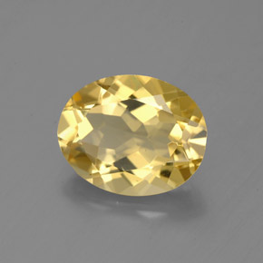 Berilo Dourado Amarelo Natural 2.39ct, Corte Oval, VS