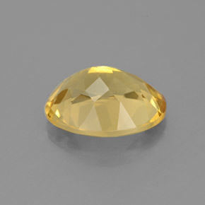Berilo dourado amarelo natural 2,36ct, corte oval, VS
