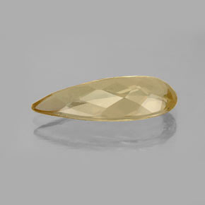 Berilo Dourado Amarelo Natural 4.41ct, Formato de pêra, VS-SI