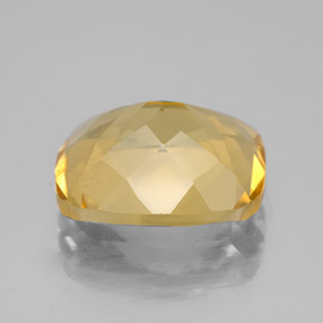 Berilo dourado amarelo natural 4,97ct, almofada cortada, VS
