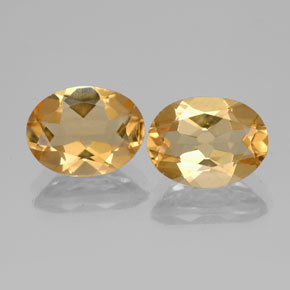 Pedras preciosas de berilo dourado dourado natural de 3,08 ct, corte oval, VS