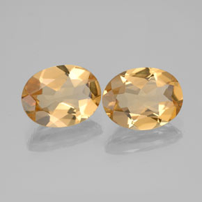 Pedras preciosas de berilo dourado dourado natural de 3,05 ct, corte oval, VVS-VS