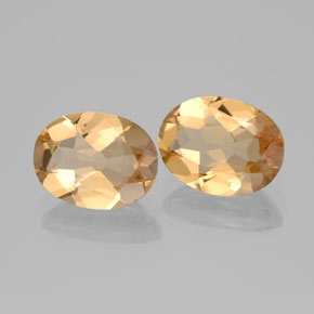 Pedras preciosas de berilo dourado dourado natural de 3,05 ct, corte oval, VVS-VS