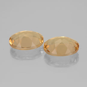 Pedras preciosas de berilo dourado dourado natural de 3,05 ct, corte oval, VVS-VS