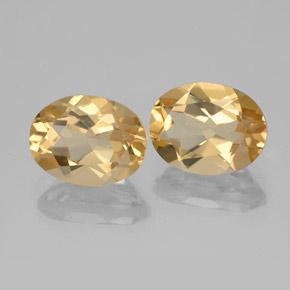 Pedras preciosas de berilo dourado amarelo natural de  ct, corte oval, VVS-VS