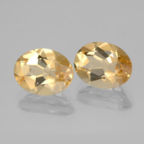 Pedras preciosas de berilo dourado amarelo natural de  ct, corte oval, VVS-VS
