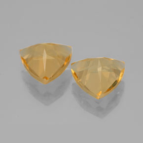 Pedras preciosas de berilo dourado amarelo natural de  ct, trillion, VVS-VS