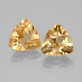 Pedras preciosas de Berilo Dourado Amarelo natural de 2.70 ct, Trilhão, VVS-VS