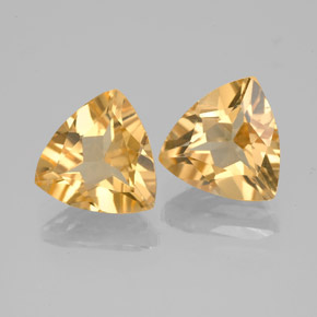 Pedras preciosas de Berilo Dourado Amarelo natural de 2.70 ct, Trilhão, VVS-VS