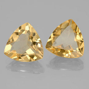 Pedras preciosas de berilo dourado amarelo natural de  ct, trillion, VVS-VS