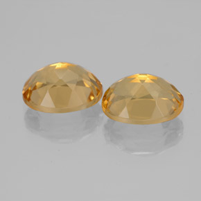 Pedras preciosas de Berilo Dourado Laranja-Ouro natural de 3.67 ct, Corte Oval, VVS-VS