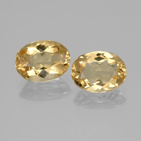 Pedras preciosas de berilo dourado amarelo natural de  ct, corte oval, VS