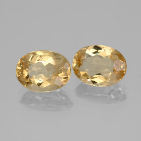 Pedras preciosas de berilo dourado amarelo natural de  ct, corte oval, VS